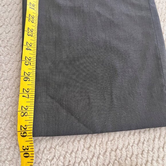 Banana‎ Republic Men's Flat Front Wool Silk Dress Pants Size 35X30 - Picture 6 of 8